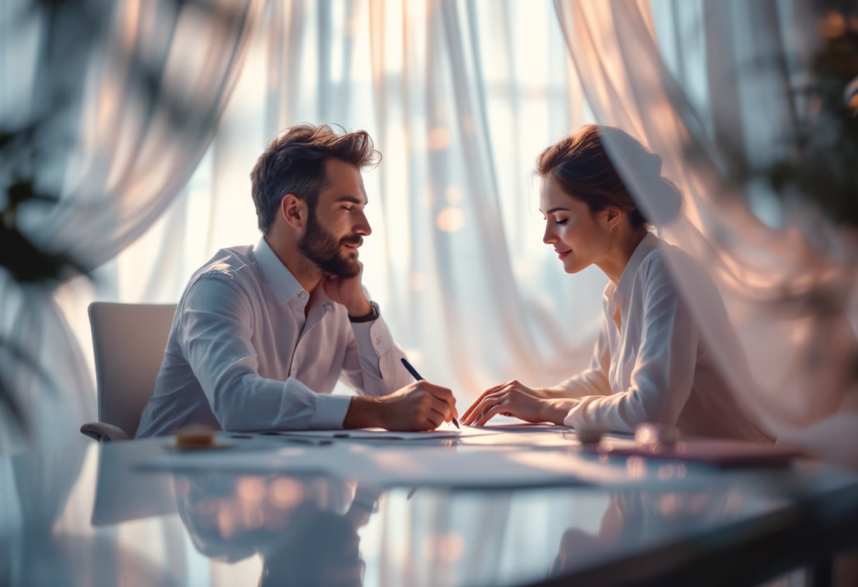 image of a couple that met on Starra and fell in love thanks to astro matchmaking